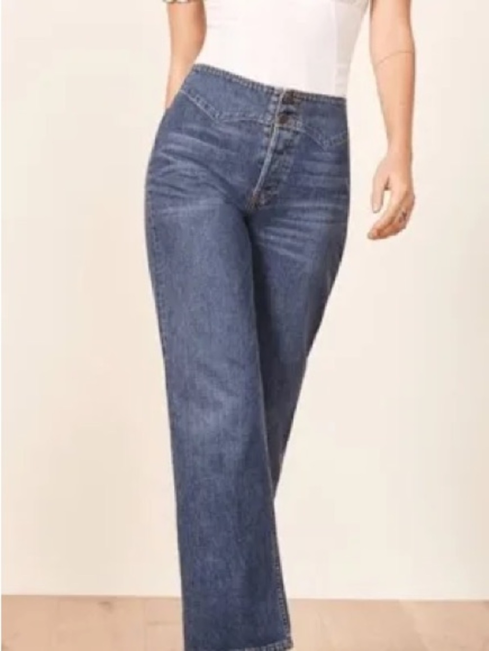 Reformation Wide Leg Jeans